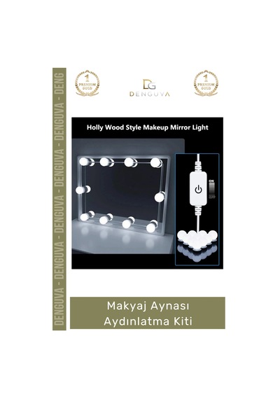 Makyajlambası 10 Adet G5 Modern Küresel Ampul Dimmer Dokunmatik 12v Şık Makyaj Aynası Aydınlatma Ki Çok Renkli