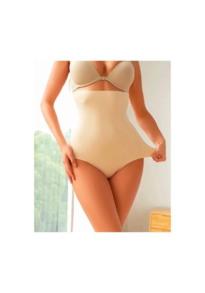 Kadın Dikişsiz Lazer Kesim Silikonlu Slip Korse 4402 Ten