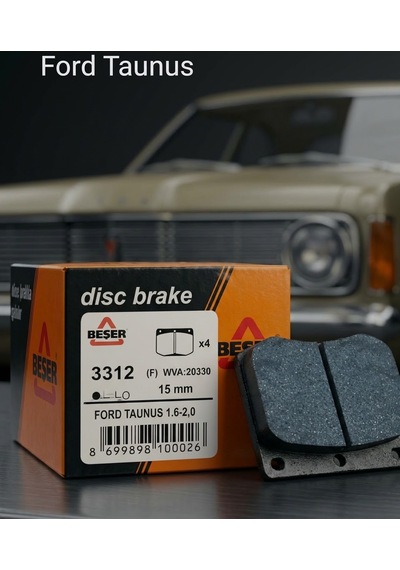 Ford Taunus 1,6-2,0 1973-1993 Ön Fren Balatası Takımı 71bb 2k021 Aa