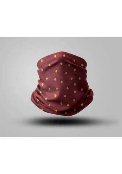 Buffalo Kırmızı Puantiyeli Bandana Siyah