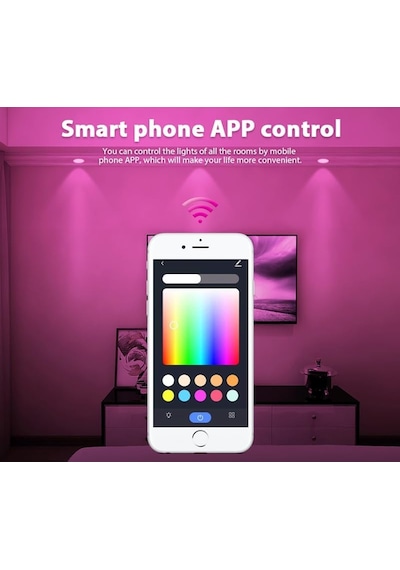 Zigbee Gu10 Akıllı Ampul Rgbcw, Alexa, Uygulama Ve Ses Kontrolü İle Çalışır, Zigbee Hub Gerekli, 5w Diğer