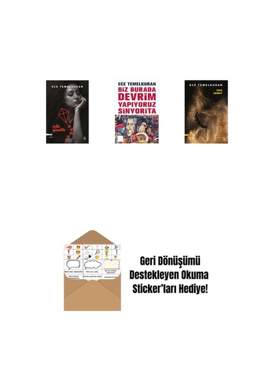 İyilik Güzellik + Biz Burada Devrim Yapıyoruz Sinyorita Cep Boy + Muz Sesleri + Okuma Sticker'ları