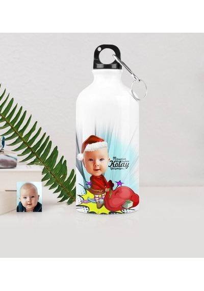Kişiye Özel Bebek Karikatürlü Metal Suluk (500 Ml.) 5
