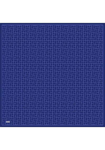 Belli Twill İpek Eşarp - 4062-81 Saks Saks