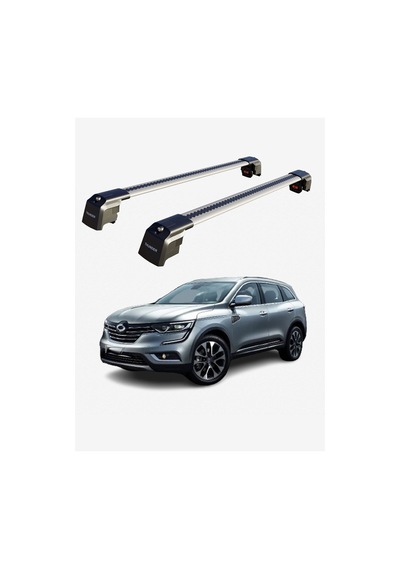 Renault Samsung Qm6 2017-sonrası Trx2 Thunder Carrier Kilitli Ara Atkı Taşıyıcı Tavan Barı Gri