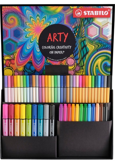 Stabilo 77/6-3-20 Arty Kreatif Keçe Uçlu Kalem Seti 55'li