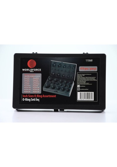 Worldforce 419 Parça O-Ring Seti Asorti Conta Seti (Inç) (492260297)