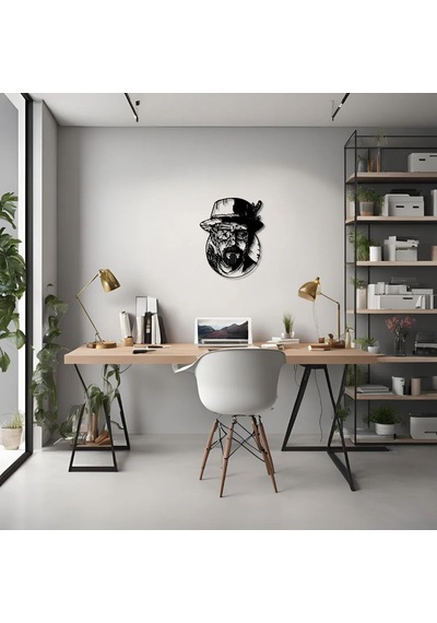 Lazer Kesim Metal Duvar Dekoru Walter White Metal Duvar Tablosu Pop Art