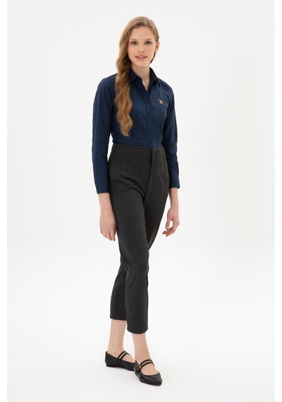 U.s. Polo Assn. Kadın Lacivert Gömlek Basic 50308038-vr033 Lacivert
