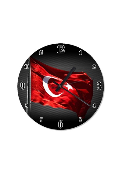 Türk Bayrağı Duvar Saati (407732277) Diğer