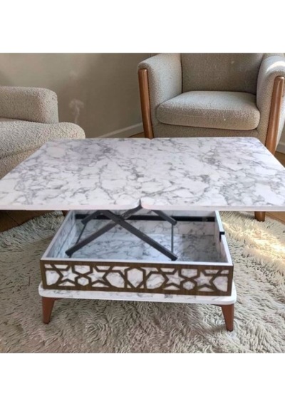 Msy Home Paris Akıllı Sehpa Sihirli Sehpa 3 Kademeli Orta Sehpa Açılabilir Sehpa Yemek Masası Beyaz Mermer Msy Home Paris Akıllı Sehpa Sihirli Sehpa 3 Kademeli Orta Sehpa Açılabilir Sehpa Yemek Masası Beyaz Mermer