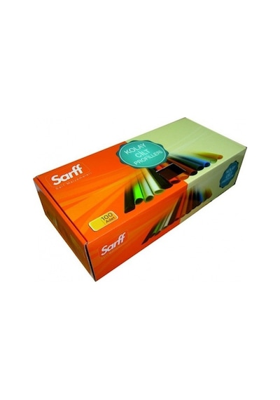 SARFF 10 mm OVAL SIRTLIK KIRMIZI 100 LU