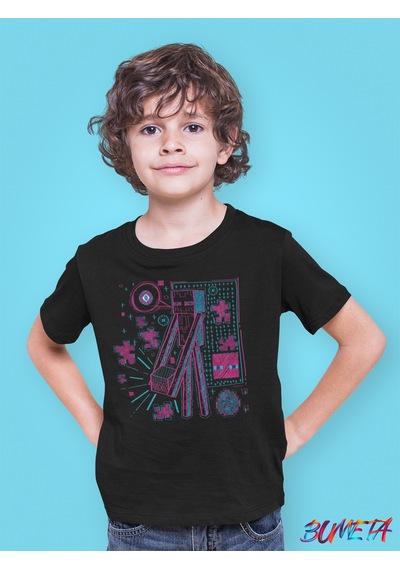 Bumeta Minecraft Enderman Karakter Oyun Game Çocuk Tişört T-shirt 001