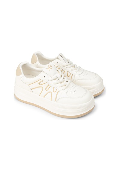 Deery Kadın Bej Renkli Platform Sneaker - K1064zbejc01 Bej