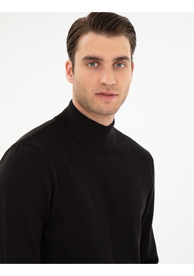 Pierre Cardin Erkek Siyah Kazak /triko 50300498-vr046 Siyah