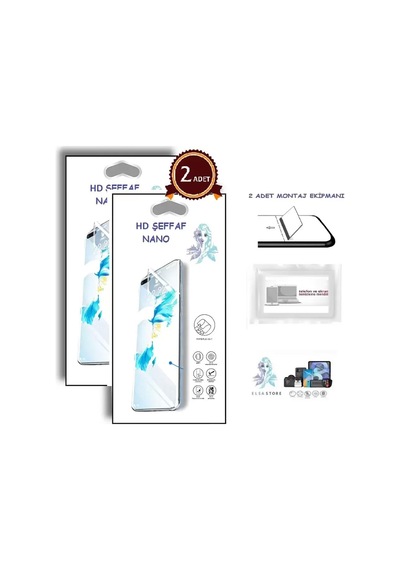 Huawei Nova 15 Pro Uyumlu Nano Ekran Koruyucu 2 Adet Ultra İnce Esnek Hd Şeffaf