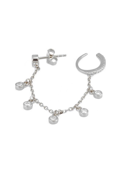 Charm Gümüş Kıkırdak Ms2521 Gümüş Altın