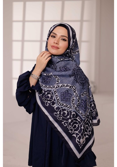 Mimiyum Rüveyda Premium Soft Şal Lacivert