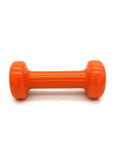 Alin Sport Vinyl Kaplı Dambıl 1 Kg Fitness, Pilates Ve Ev Egzersiz Ağırlığı Turuncu