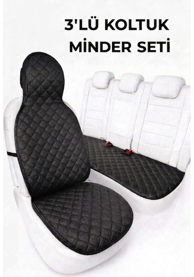 Oto Koltuk Minder Seti Terletmez Kolay Montaj Universal Koruyucu Kılıf Kumaş 43781666