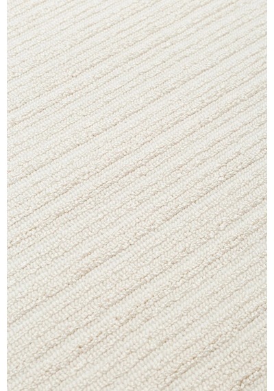 Eko Halı Mono Loop 03 White Xw Sisal Görünümlü Bukleli Kaymaz Tabanlı Yıkanabilir Halı Beyaz
