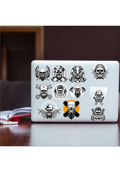 Zombie Sticker Set-2 15 Parça Telefon, Tablet, Defter, Laptop Sticker