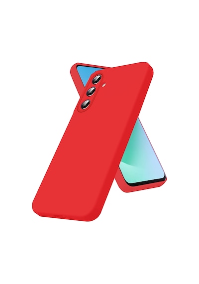 Uray Store Samsung Galaxy Uyumlu  S26 Plus First Silikon - Kırmızı