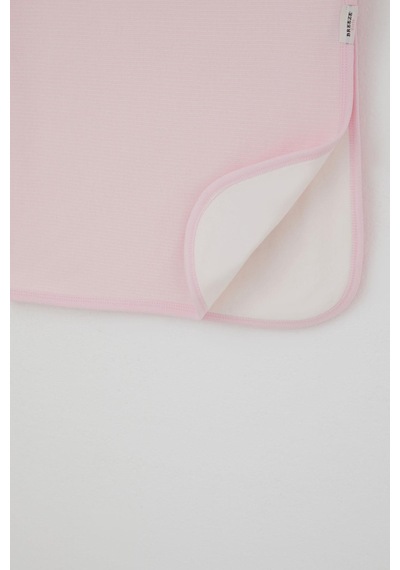 Breeze Yenidoğan Bebek Battaniyesi Uykucu Bulut Nakışlı Standart, Pembe
