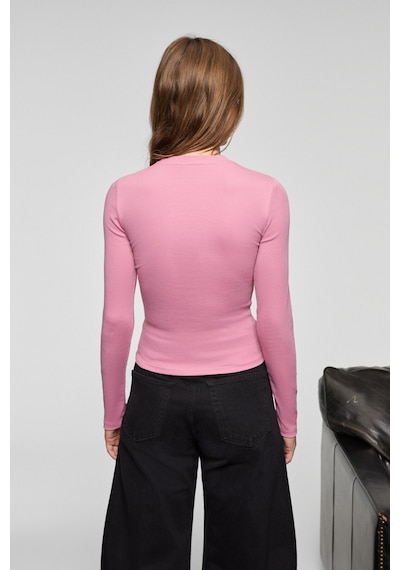 Grımelange Grıgros Kadın Esnek Kumaşlı Vücuda Oturan Slim Fit Uzun Kollu Lila T-shirt Lila Grımelange Grıgros Kadın Esnek Kumaşlı Vücuda Oturan Slim Fit Uzun Kollu Lila T-shirt Lila