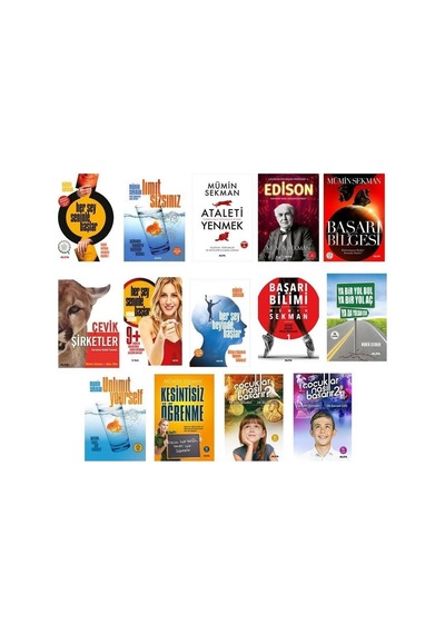 Her Şey Seninle Başlar - Limit Sizsiniz - Ataleti Yenmek - Başarı Bilimi - 14 Kitap - Mümin Sekman