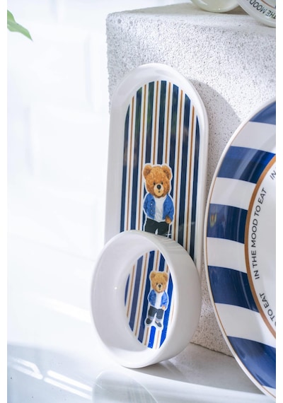 Acar Cool Bear 6 Kişilik 21 Parça Kahvaltı Takımı Çok Renkli