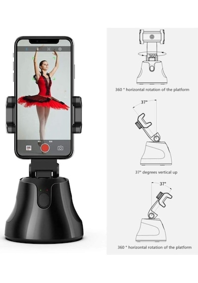 Apai Genie Unico 360 Hareket Algılayıcı Akıllı Selfie Video Takip Tripodu Sensörlü