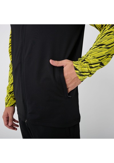 Siyah - Sarı - Siyah Uhlsport Erkek Futbol Kamp Eşofman Takımı Progressive 1002269 Siyah