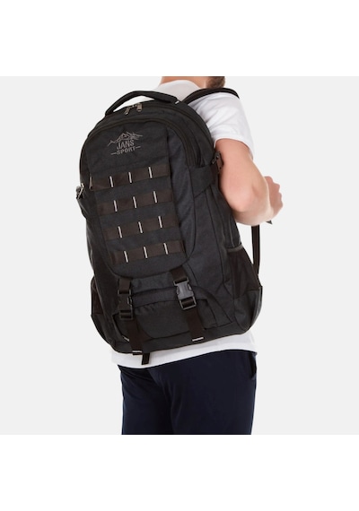 Lederax 50lt Geniş Hacimli Dağcı Çantası Sırt Çantası Ld598 Siyah