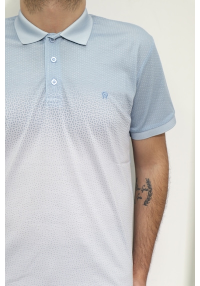 Santa Dmctekstil Erkek Dijital Baskılı Desenli Klasik Kesim Rahat Kalıp Cepsiz Polo Yaka T-shirt Mavi Santa Dmctekstil Erkek Dijital Baskılı Desenli Klasik Kesim Rahat Kalıp Cepsiz Polo Yaka T-shirt Mavi