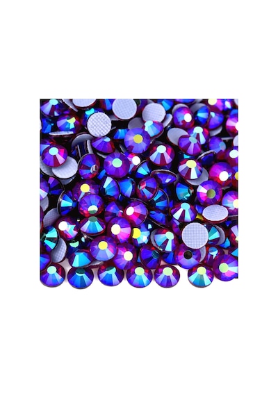 Gymo Premium Kalite Altı Düz Ütü İle Yapışan Hotfix Kristal Taş Ss16 3.8-4mm Dark Siam Ab 720 Adet