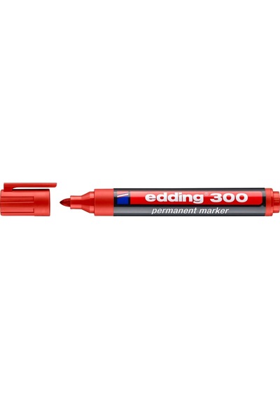 Edding Permanent Markör Kırmızı E-300