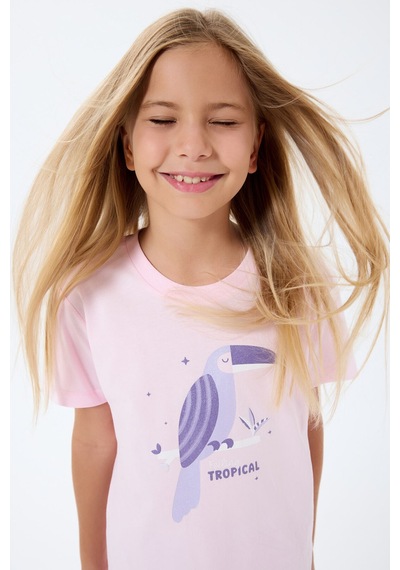 Rolypoly Kız Çocuk Pembe Pijama Takım 5274-49714 Pembe