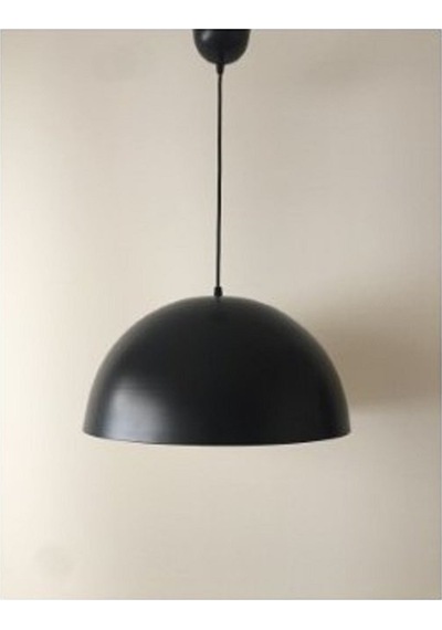 Mylights Siyah  Içi Beyaz 40 Cm Metal Sarkit Avize  Modern Spor A