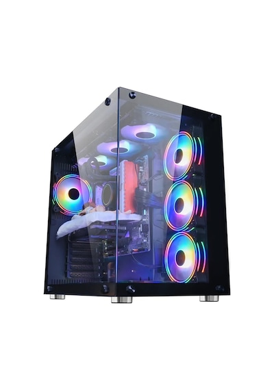 Coldpower Seaview 7X ARGB Temperli Cam 750W 80+ Bronze E-ATX Bilgisayar Kasası