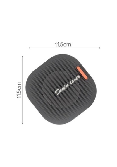 Zensaas41 Süzgeçli Lavabo Gider Koruyucu Mat Gri Zensaa56 10'lu Set