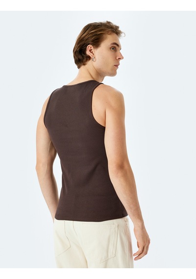 Koton Bisiklet Yaka Slim Fit Kolsuz Basic Atlet Kahverengi 5sam30003mk Kahve Kahverengi Koton Bisiklet Yaka Slim Fit Kolsuz Basic Atlet Kahverengi 5sam30003mk Kahve Kahverengi
