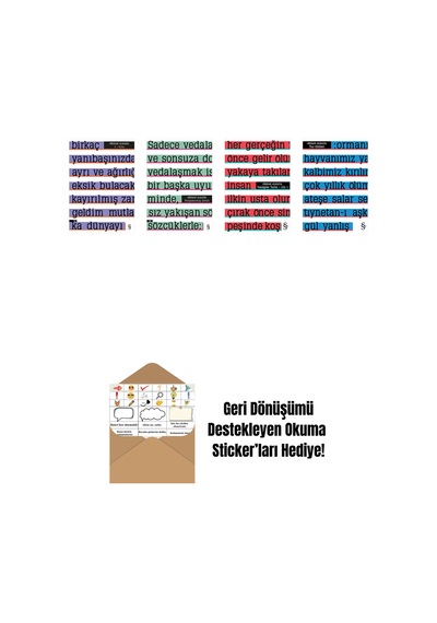 Orhan Alkaya 4 Kitap Set + Okuma Sticker'ları