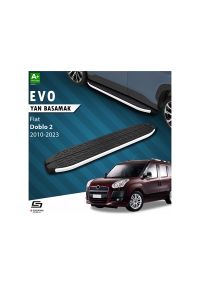 S-dizayn Fiat Doblo 2 Evo Aluminyum Yan Basamak 193 Cm 2010 Üzeri