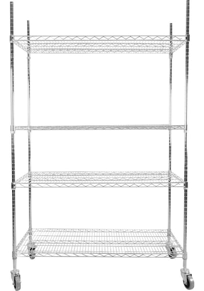 Tekerlekli Metal Esd Storage. 1200x600x1800 MM. 4 Raflı