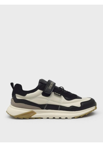 Pepino Spor Sneaker Ayakkabı Ortopedik Siyah Bej