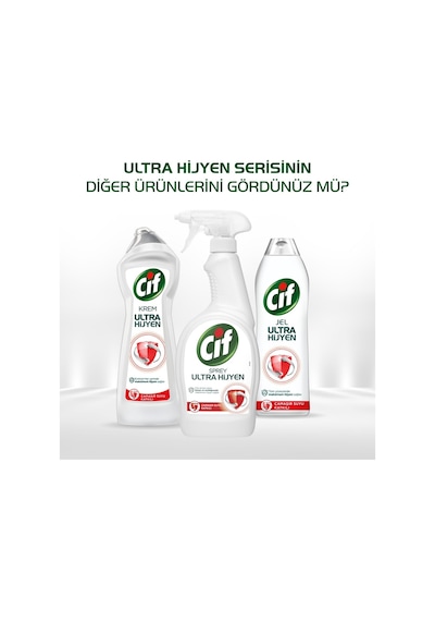 Cif Ultra Hijyen Her Yer Sprey Temizleyici 750 ML
