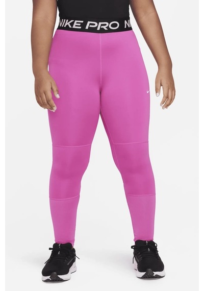 Nike Pro Genç Çocuk Kız Taytı Büyük Beden Pembe
