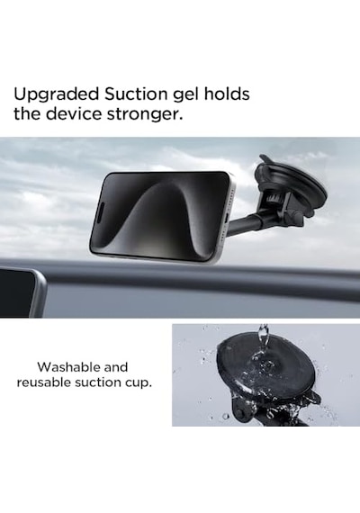 Magsafe Araç İçi Telefon Tutucu Dashboard Ön Konsol İle Uyumlu & Magfit İle Uyumlu + Dahili Metal Halka Mft35 - Acp08313