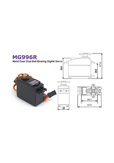 Gözeler Mg996r Servo Motor - Sürekli Dönebilen 360